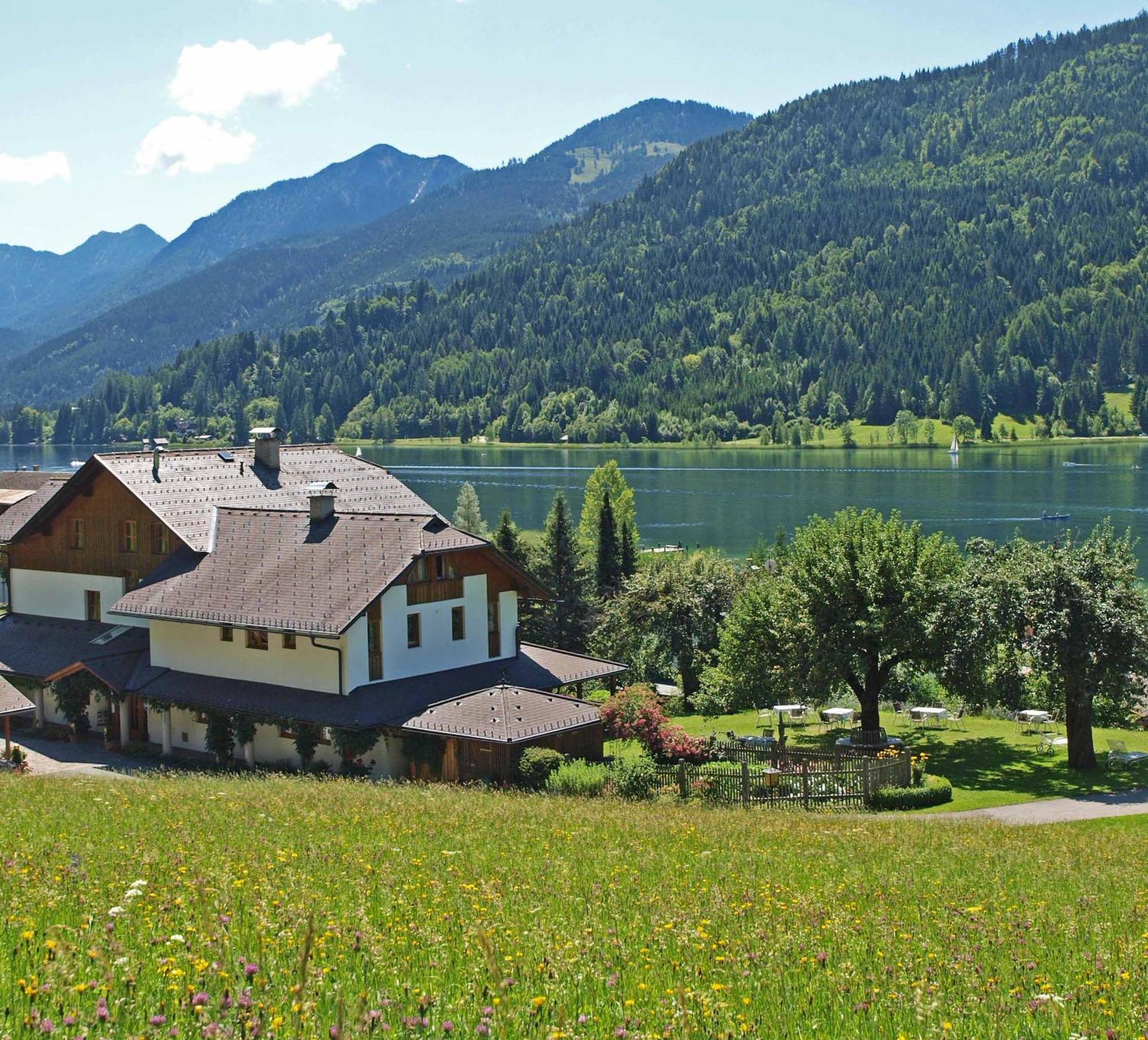 Ferienhof Obergasser Und Bergblick Weissensee Eksteriør bilde