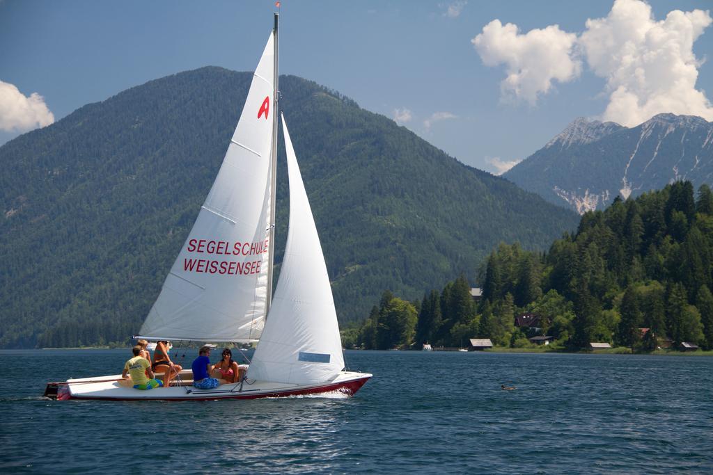 Ferienhof Obergasser Und Bergblick Weissensee Eksteriør bilde